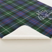 Personalisiert Weihnachten Tartan Clan MacKenzie K Sherpadecke (3/4)