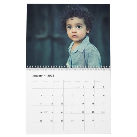 Personalisiert, Weihnachten, Wasserfarbe, kundensp Kalender (Jan 2026)