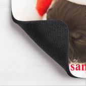 Personalisiert Weihnachts-Welpe Mousepad (Ecke)