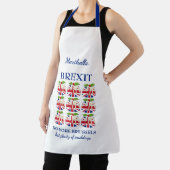 Personalisiert | Weihnachtspudding | BREXIT Schürze (InSitu)
