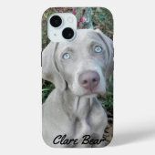 Personalisiert Weimaraner Hund - Brooklyn's Garden Case-Mate iPhone Hülle (Rückseite)