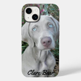 Personalisiert Weimaraner Hund - Brooklyn's Garden Case-Mate iPhone Hülle