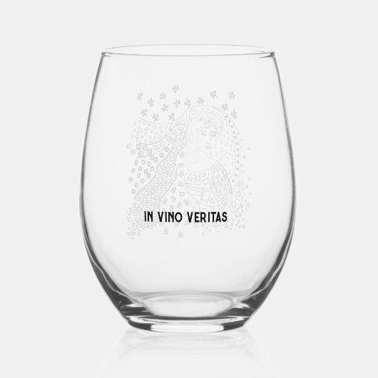 Personalisiert Weinglas Ohne Stiel (Rückseite)