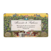 Personalisiert Weintrauben Weintrauben Weinberge (Vorne)