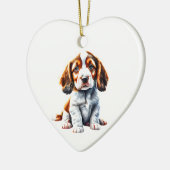 Personalisiert Welsh Springer Spaniel Puppy Keramik Ornament (Links)