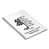 Personalisiert, WENN DIE ROOTS TIEF inspirierend s Notizblock (Rechte Seite)