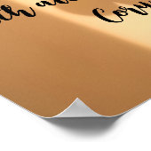 Personalisiert, wenn du davor hast, bin ich hier poster (Ecke)