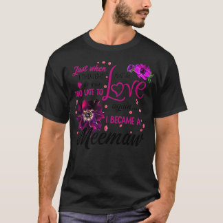 Personalisiert werde ich ein Meemaw Blume Geschenk T-Shirt