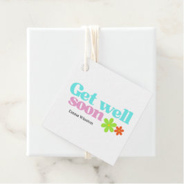 Personalisiert werden bald gut Nachricht Blumenwei Geschenkanhänger