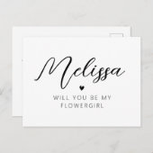 personalisiert werden Sie eine Blumenkarte sein Postkarte (Vorne/Hinten)