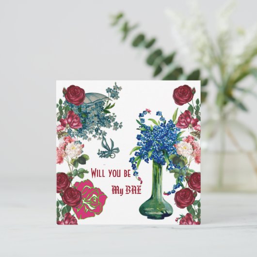 Personalisiert werden Sie meine BAE Rustikale Rose (Stehend Vorderseite)