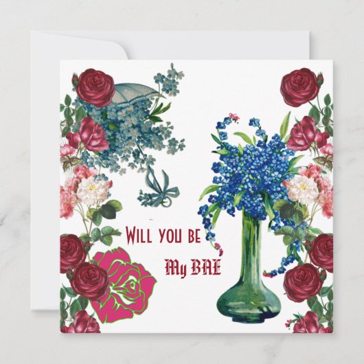 Personalisiert werden Sie meine BAE Rustikale Rose (Vorderseite)