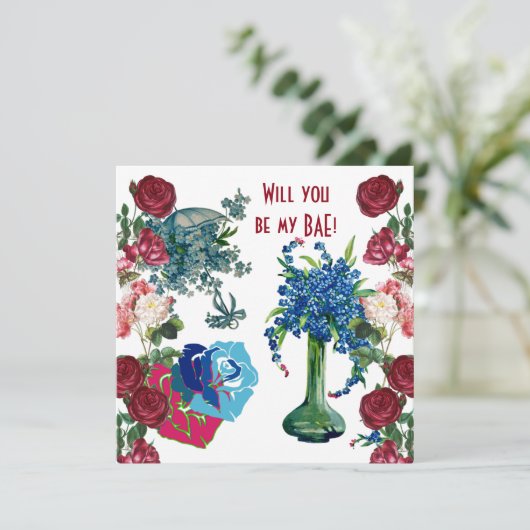 Personalisiert werden Sie meine BAE Rustikale Rose (Stehend Vorderseite)