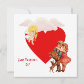 Personalisiert werden Sie meine Kupiden-Engel-Wolk (Rückseite)