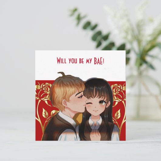 Personalisiert werden Sie meine rustikale Rose-Kar (Stehend Vorderseite)