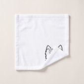 Personalisiert Westie Girl Badhandtuch Set (Waschlappen)