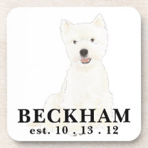 Personalisiert Westie West Highland Terrier