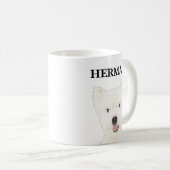 Personalisiert Westie West Highland Terrier Kaffeetasse (VorderseiteRechts)