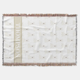 Personalisiert Westie West Highland Terrier Pink Decke