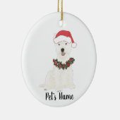 Personalisiert Westie Westie Highland Terrier Keramik Ornament (Rechts)