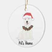 Personalisiert Westie Westie Highland Terrier Keramik Ornament (Links)