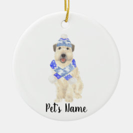 Personalisiert Wheaten Terrier Christmas Keramik Ornament
