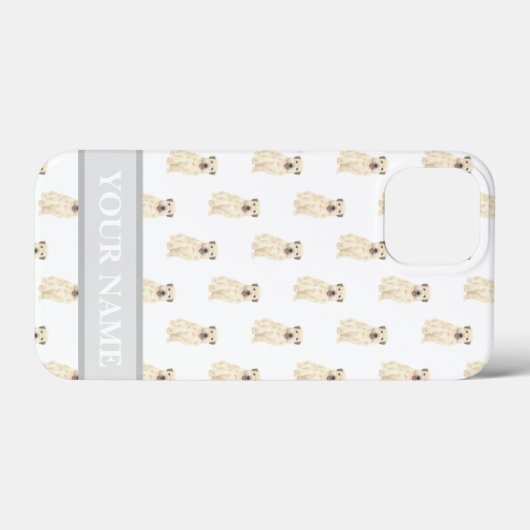 Personalisiert Wheaten Terrier Dog Case-Mate iPhone Hülle (Rückseite (Horizontal))