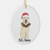 Personalisiert Wheaten Terrier Keramik Ornament (Rechts)