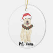 Personalisiert Wheaten Terrier Keramik Ornament (Links)