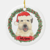 Personalisiert Wheaten Terrier Keramik Ornament (Hinten)