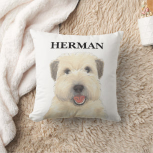Personalisiert Wheaten Terrier Kissen
