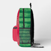Personalisiert Whimsical Watermelon Sommerfrüchte Bedruckter Rucksack (Rechts)