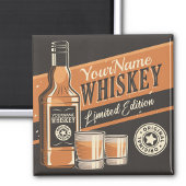 Personalisiert Whiskey Liquor Flasche Western Bar Magnet