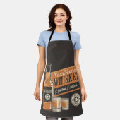 Personalisiert Whiskey Liquor Flasche Western Bar Schürze (Getragen)