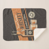 Personalisiert Whiskey Liquor Flasche Western Bar Sherpadecke (Vorderseite (Horizontal))