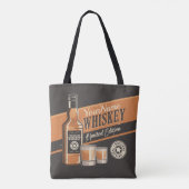 Personalisiert Whiskey Liquor Flasche Western Bar Tasche (Rückseite)