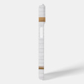 Personalisiert White and Blue Basketball Jersey Case-Mate iPhone Hülle (Rückseite / Rechts)