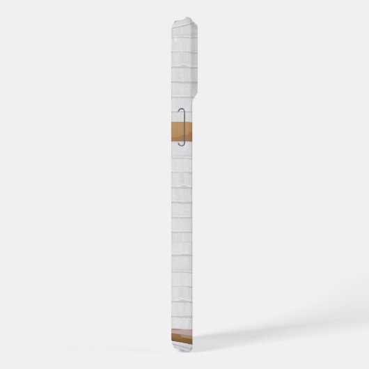 Personalisiert White and Blue Basketball Jersey iPhone Hülle (Rechte Seite)