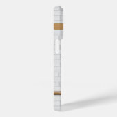 Personalisiert White Black Football Soccer Jersey Case-Mate iPhone Hülle (Rückseite / Rechts)