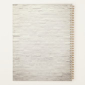 Personalisiert-White-Brick-Planner Planer (Rückseite)