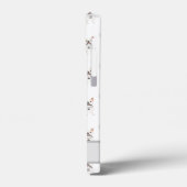 Personalisiert White Pied Frenchie Dog Case-Mate iPhone Hülle (Rückseite / Links)