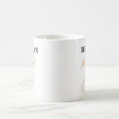 Personalisiert White Pitbull Staffy Dog Kaffeetasse (Mittel)