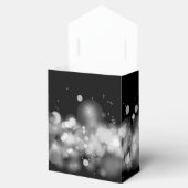 Personalisiert White und Black Bokeh Geschenkschachtel (Geöffnet)