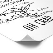 Personalisiert wie Vater Wie Töchter Linie Poster (Ecke)