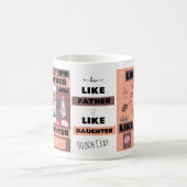 Personalisiert "Wie Vater wie Tochter, Oh Mist" Kaffeetasse (Mittel)