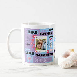 Personalisiert "Wie Vater wie Tochter, Oh Mist" Kaffeetasse