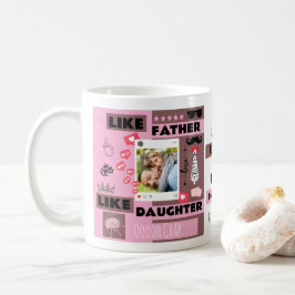 Personalisiert "Wie Vater wie Tochter, Oh Mist" Kaffeetasse