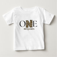 Personalisiert Wild One 1. Geburtstag Dschungel