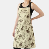 Personalisiert Wild West Cowboy Rodeo Schürze (InSitu)