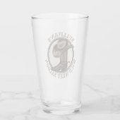 Personalisiert Wild West Saloon Western Cowboy Boo Glas (Rückseite)